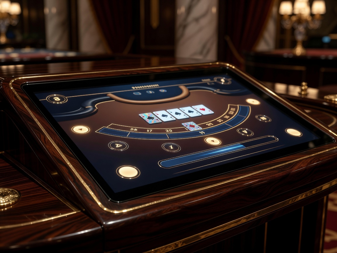 Premium luxury casino gaming interface